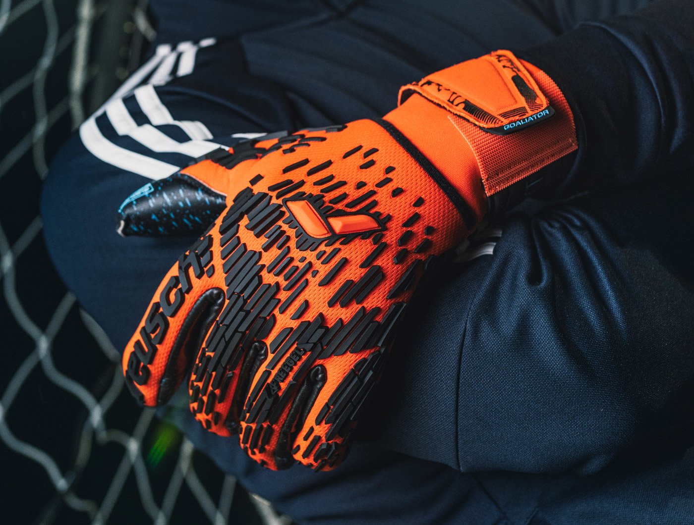 Reush Goalkeeper Gloves featuring the Reush Attrakt Freegel Fusion