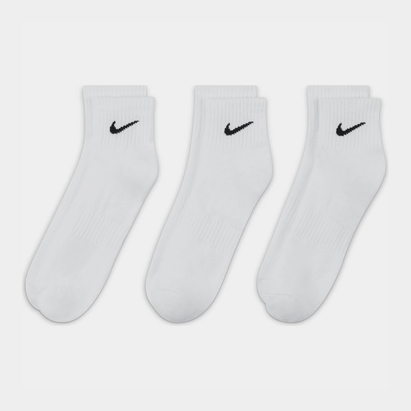 Nike Three Pack Quarter Swoosh Socks