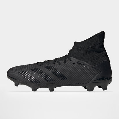 all black adidas football boots