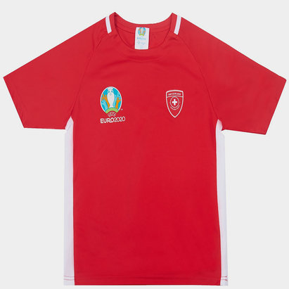 UEFA Euro 2020 Switzerland Polyester T Shirt Junior