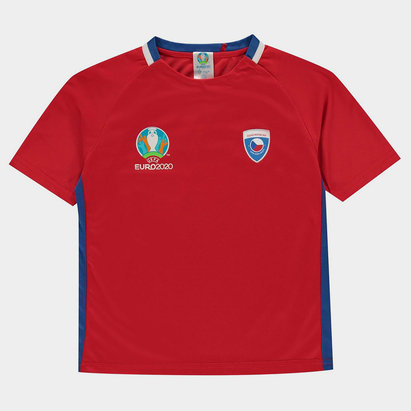 UEFA Euro 2020 Czech Republic Polyester T Shirt Junior