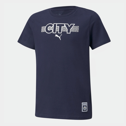 Puma Manchester City Core T Shirt Junior