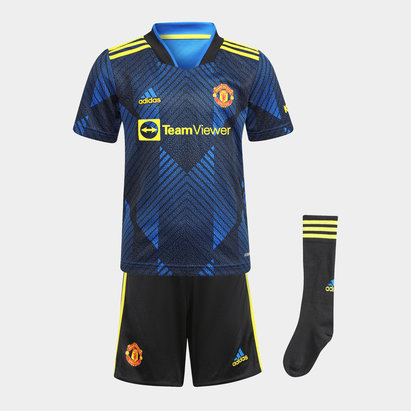 adidas Manchester United Third Mini Kit 2021 2022