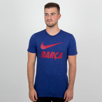 Nike FC Barcelona 18/19 Dry Swoosh Football T-Shirt