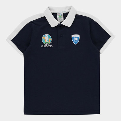 UEFA Euro 2020 Scotland Polo Shirt Junior Boys