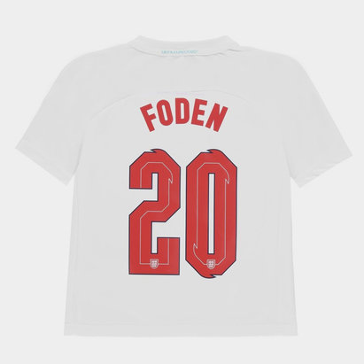 UEFA England Euro 2020 Polyester T Shirt with Printed Name Junior