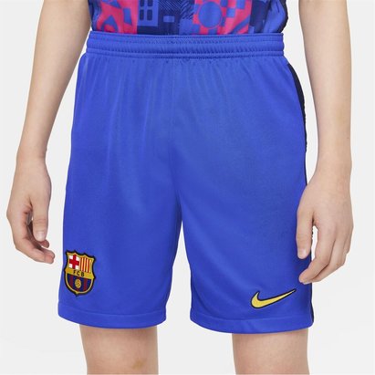 Nike Barcelona Third Shorts Kids 2021 2022