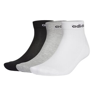 adidas Half Cushioned Ankle Socks 3 Pack Womens