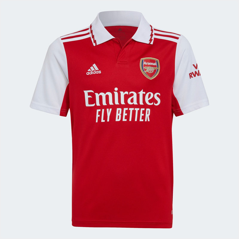 adidas Arsenal FC Home Shirt 2022 2023 Junior Boys