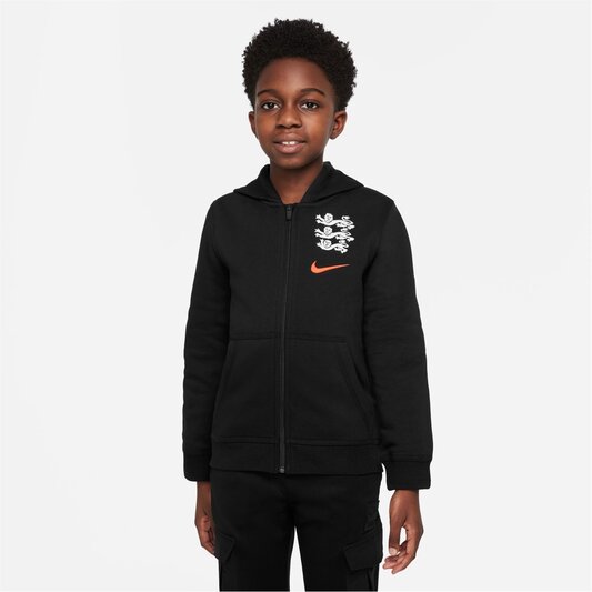 Nike England Full Zip Fleece Hoodie Junior