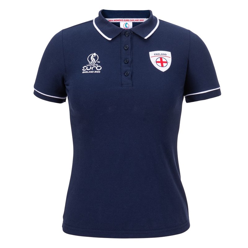 UEFA England Lionesses Polo Shirt Womens