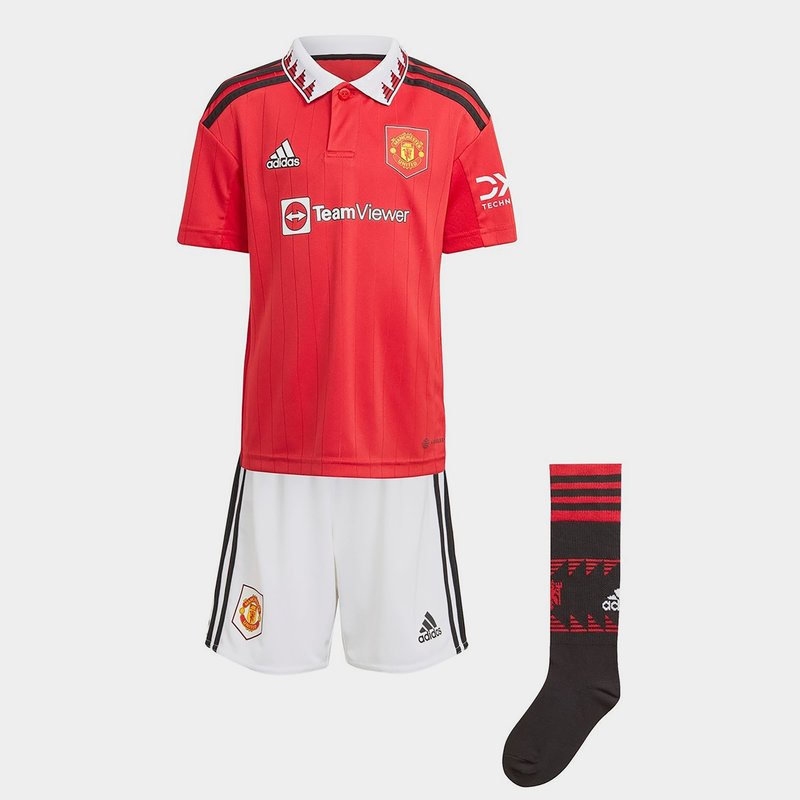 adidas Manchester United 2022 2023 Home Mini Kit