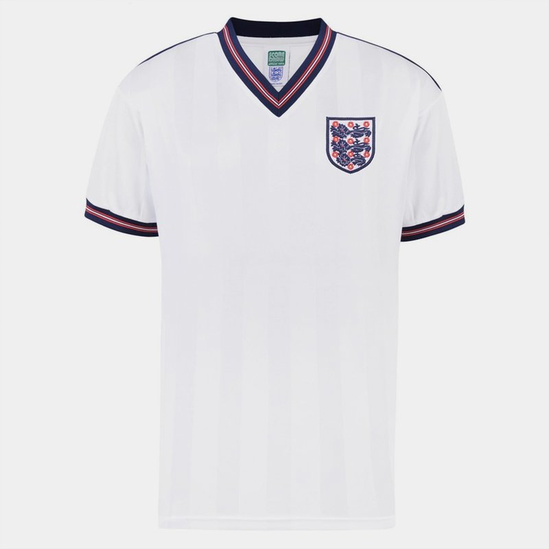 Score Draw England 1986 Home Shirt Mens