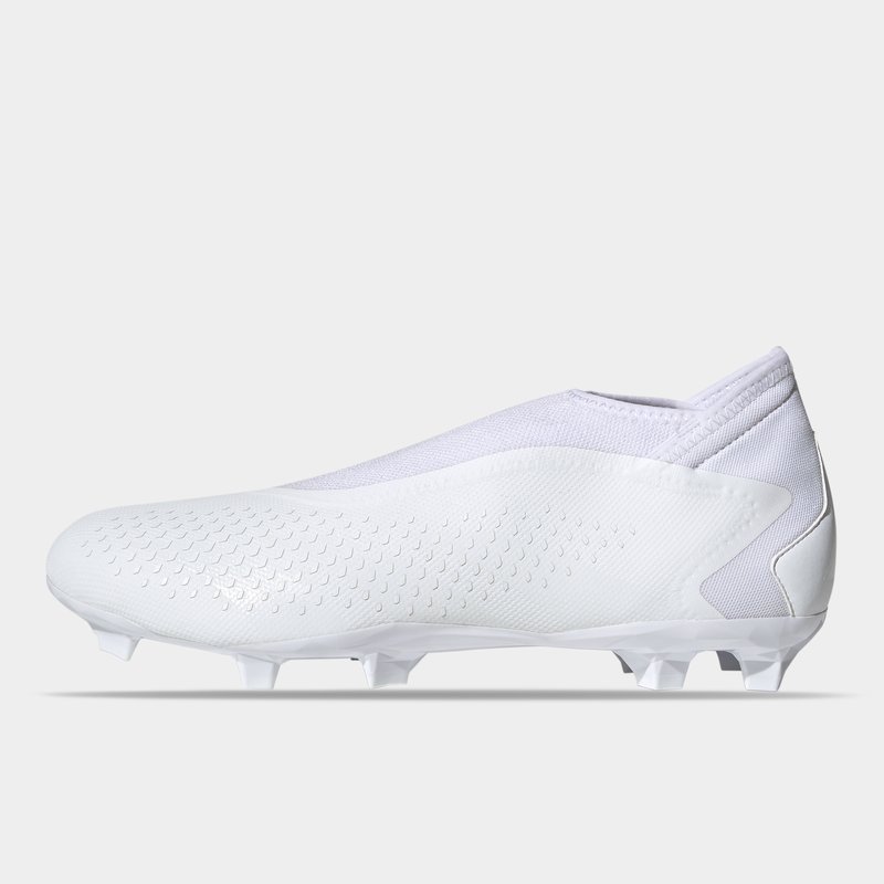 materiaal Uitstekend Balling adidas Predator Accuracy.3 Laceless Firm Ground Football Boots White/White,  £70.00