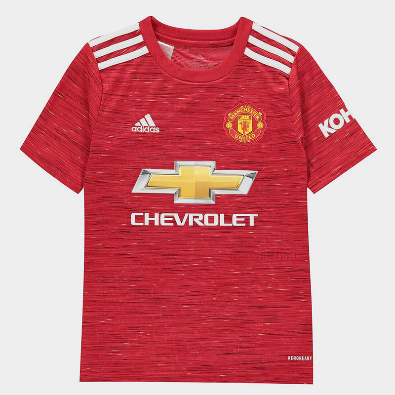 adidas Manchester United Home Shirt 20/21 Kids