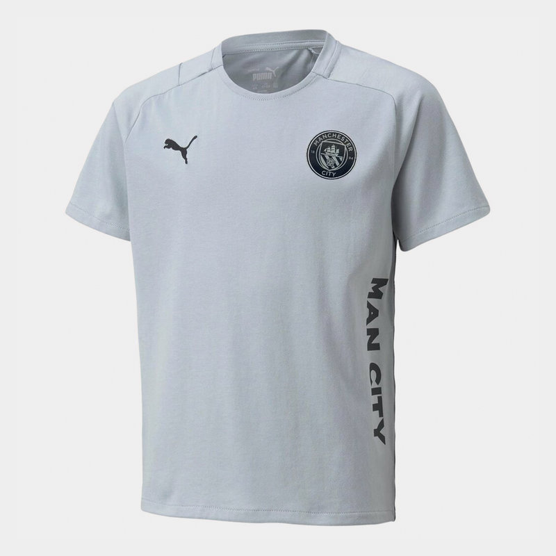 Puma Manchester City FC Travel T-Shirt Juniors