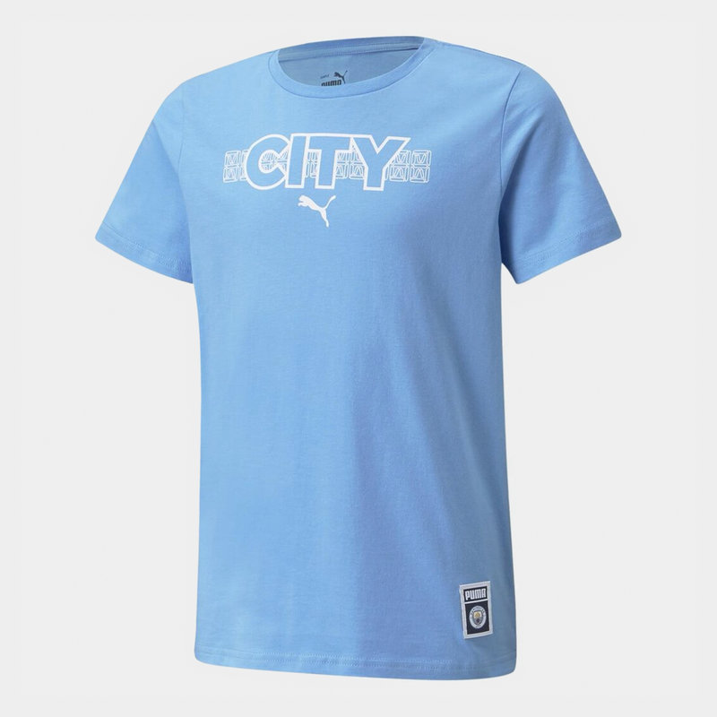 Puma Manchester City Core T Shirt Junior