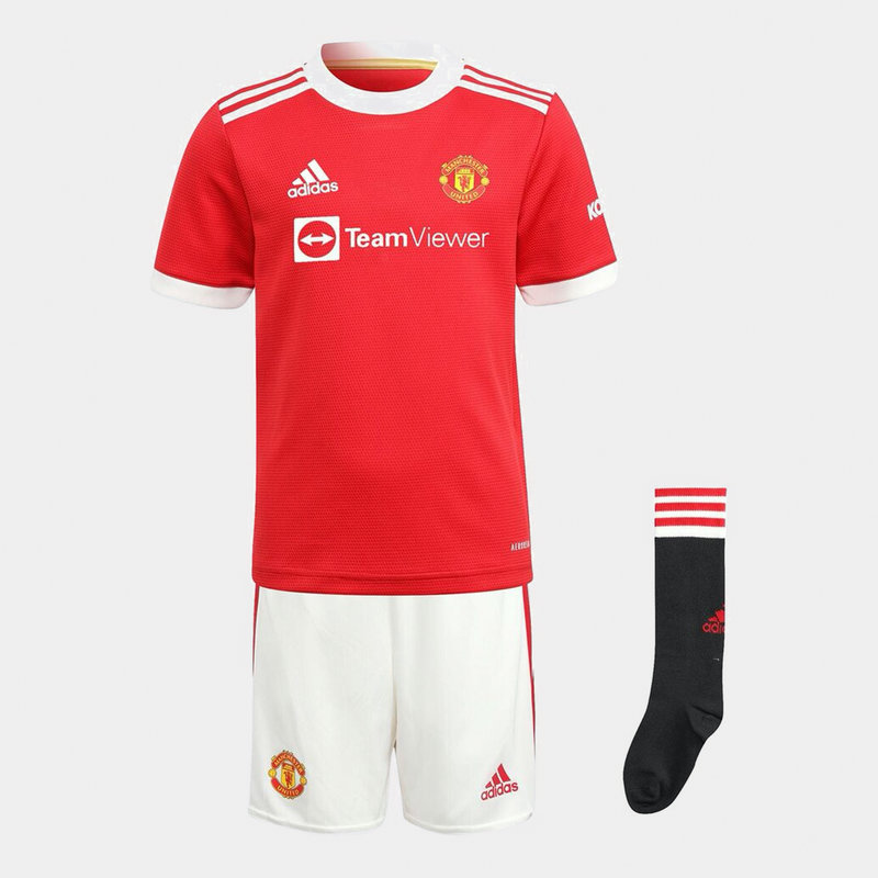 adidas Manchester United Home Mini Kit 2021 2022