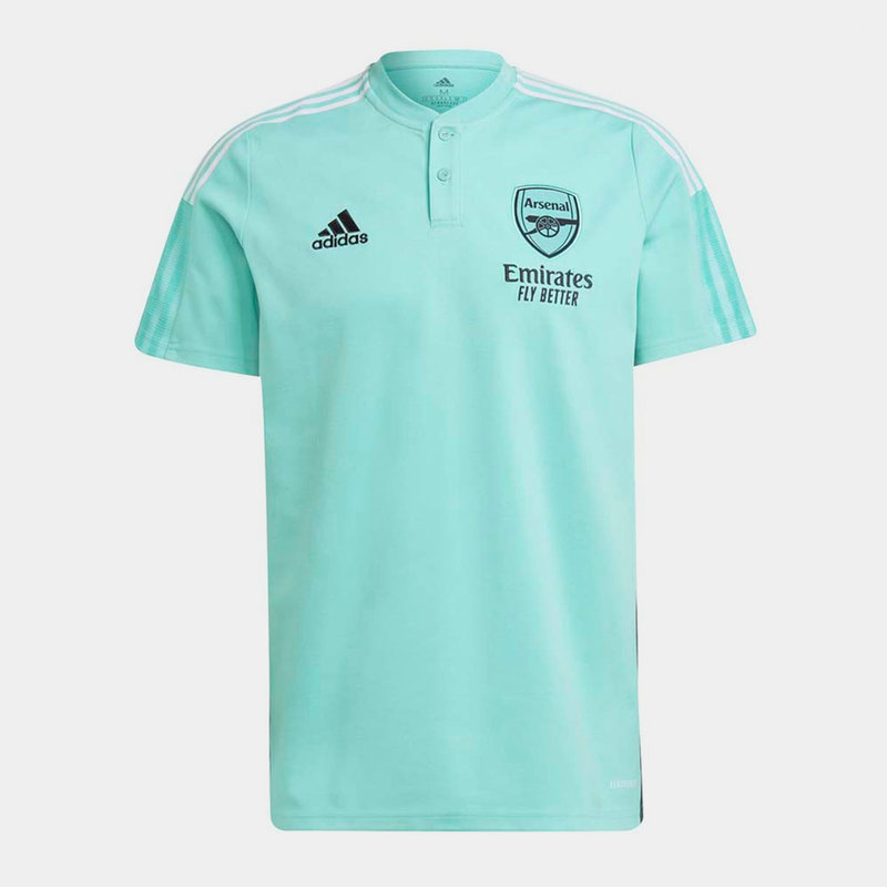 adidas Arsenal Training Polo Shirt 2021 2022 Mens