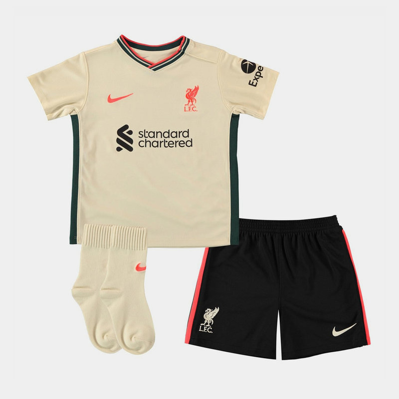 Nike Liverpool Away Baby Kit 2021 2022