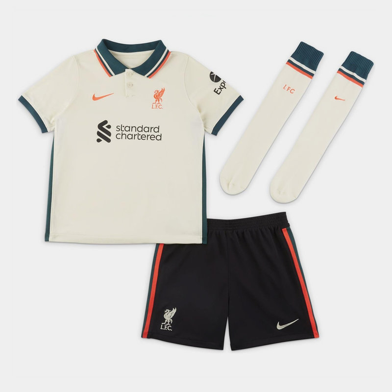 Nike Liverpool Away Mini Kit 2021 2022