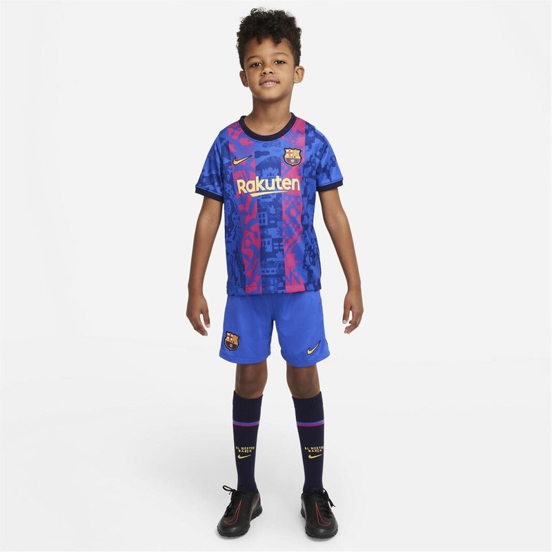 Nike Barcelona Third Mini Kit 2021 2022