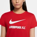 Liverpool Swoosh T Shirt 20/21 Ladies