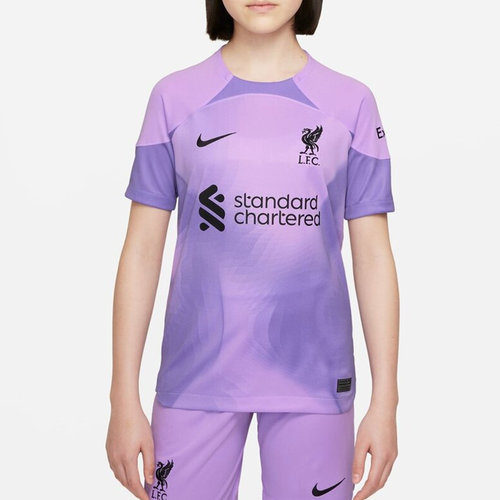 Liverpool 2022 2023 Kids Goalkeeper Home Shirt