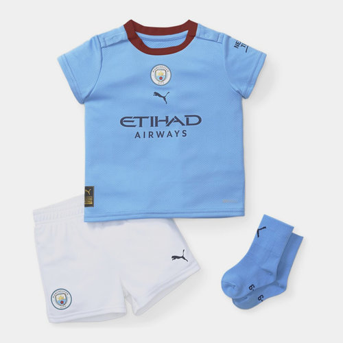 Manchester City FC Home Kit 2022 2023 Baby Boys