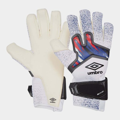 Obsessie Vergissing alias Umbro Neo Pro Goalkeeper Gloves Wht/Blk/Llp/Blu, £55.00