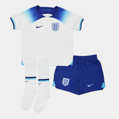 Nike England Home 2022 2023 Mini Kit White/Blue, £28.00