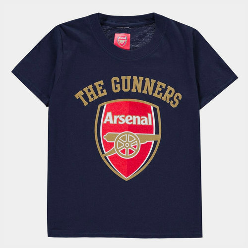 Arsenal FC Crest T Shirt Junior Boys