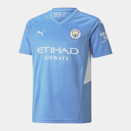 Manchester City Home Shirt 2021 2022 Juniors